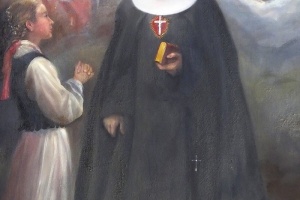 obraz przedstawiający błogosławiona klarę ludwikę szczęsną